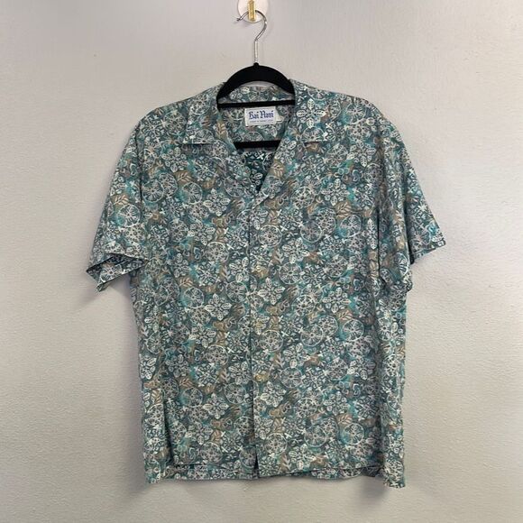 Vintage 90s Rai Nani Multi Color Mixed Floral Print Buttons‎ Up Shirt Size XL - Picture 1 of 5